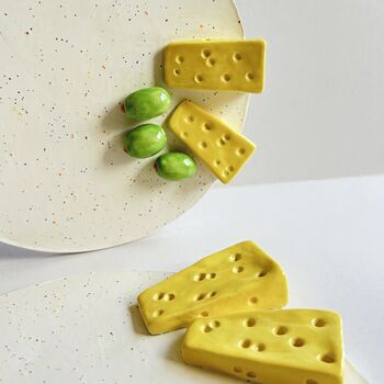 Ceramic Cheese And Olive Platter, 2 of 2