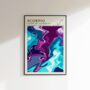 Scorpio Astrology Print, thumbnail 1 of 5