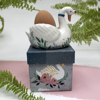 Porcelain Swan Egg Cup, 7 of 7