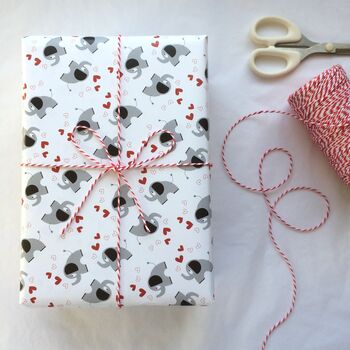 Elephant Wrapping Paper Or Gift Wrap Set, 9 of 12
