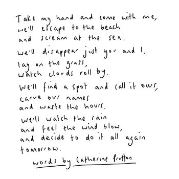 'Take My Hand' Valentine's Poem, 3 of 3