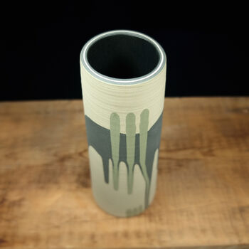 Taupe Stem Vase Water Wonders Series, 3 of 6