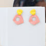 Pastel Glazed Clay Earrings, thumbnail 4 of 10