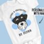 Miniature Schnauzer Baby Onesie, thumbnail 3 of 6