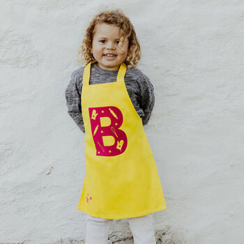 Personalised Kids Letter Baking Apron, 4 of 8