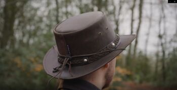 Men's Leather Hat The Prospector, 10 of 10