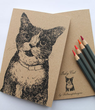 A6 Cat Lovers Notebook Pocket Sized Notebook, 8 of 9