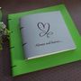 Personalised Heart Engraved Leather Scrapbook Album, thumbnail 7 of 11
