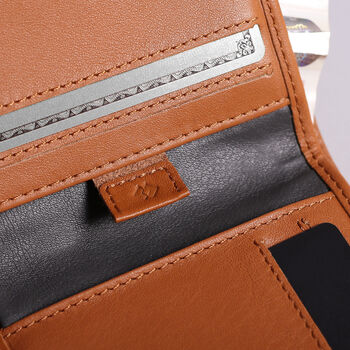 Leather Bifold Wallet With Rfid Protection, 4 of 8