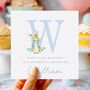 Peter Rabbit Initial Grandson Birthday Card *Fully Personalised, thumbnail 1 of 2