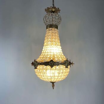 Small Empire Ballroom Chandelier, Rewired, 2 of 10