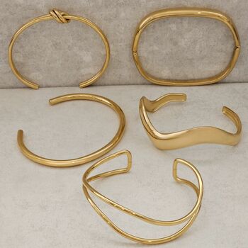 Double Knot Bangle Gold, 9 of 10