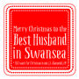 Personalised Best Husband Christmas Card, thumbnail 3 of 3