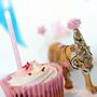 Personalised Tiger Party Animal Cake Toppers, thumbnail 3 of 7
