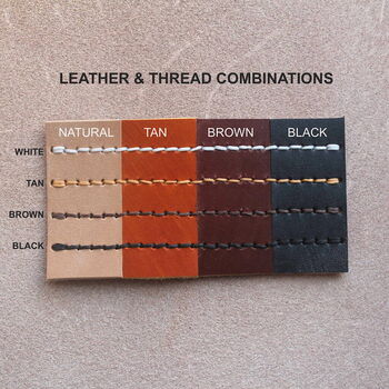 Handmade Leather Wallet With Personalisation, 6 of 9