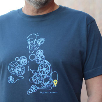 Personalised Mens Bike T Shirt, 7 of 9