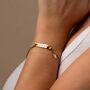 Gold Engravable 3mm Rope Bracelet Unisex, thumbnail 2 of 12