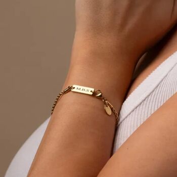Gold Engravable 3mm Rope Bracelet Unisex, 2 of 12