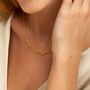 18ct Gold Eternity Twist Charm Collector Necklace, thumbnail 1 of 5