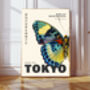 Butterfly Tokyo Japan Art Print, thumbnail 1 of 3