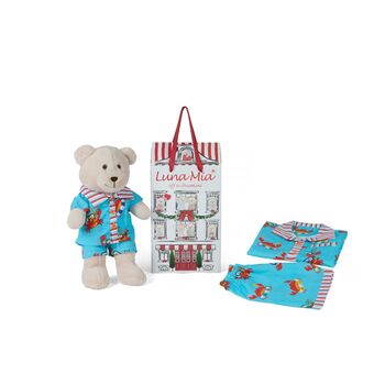 Oh Crab Pyjama Set With Matching Teddy Bear, 3 of 4
