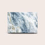 Blue And Gold Marble Mac Book Case, thumbnail 1 of 8