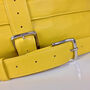 Handcrafted Yellow Overnight Bag, thumbnail 6 of 8