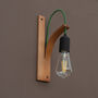Customisable Wooden Wall Mounted Light, thumbnail 3 of 12