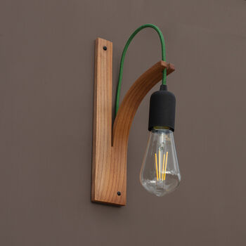Customisable Wooden Wall Mounted Light, 3 of 12
