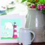Smeaton's Tower Plymouth Greeting Card, thumbnail 2 of 3