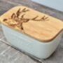 Stag White Butter Dish, thumbnail 1 of 5