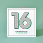 Happy Birthday To A Wonderful Son Age Card, thumbnail 1 of 3