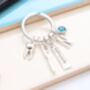 Dentist Personalised Keyring, Dental Nurse, Graduation, thumbnail 5 of 12