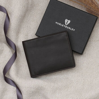 Personalised Father's Day Leather Billford Wallet, 3 of 5