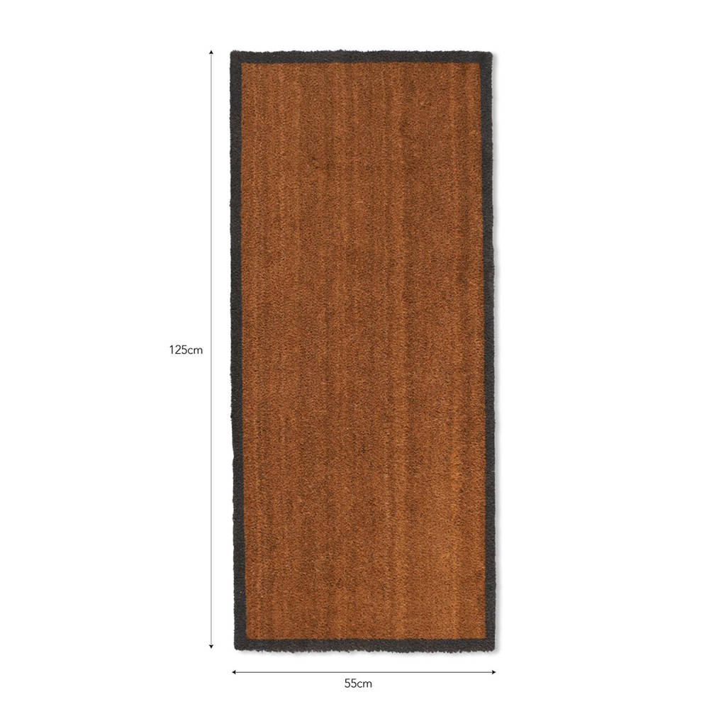 extra long doormat with border by all things brighton beautiful