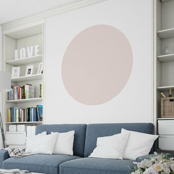 Circle Colour Block Wall Sticker, 2 of 4