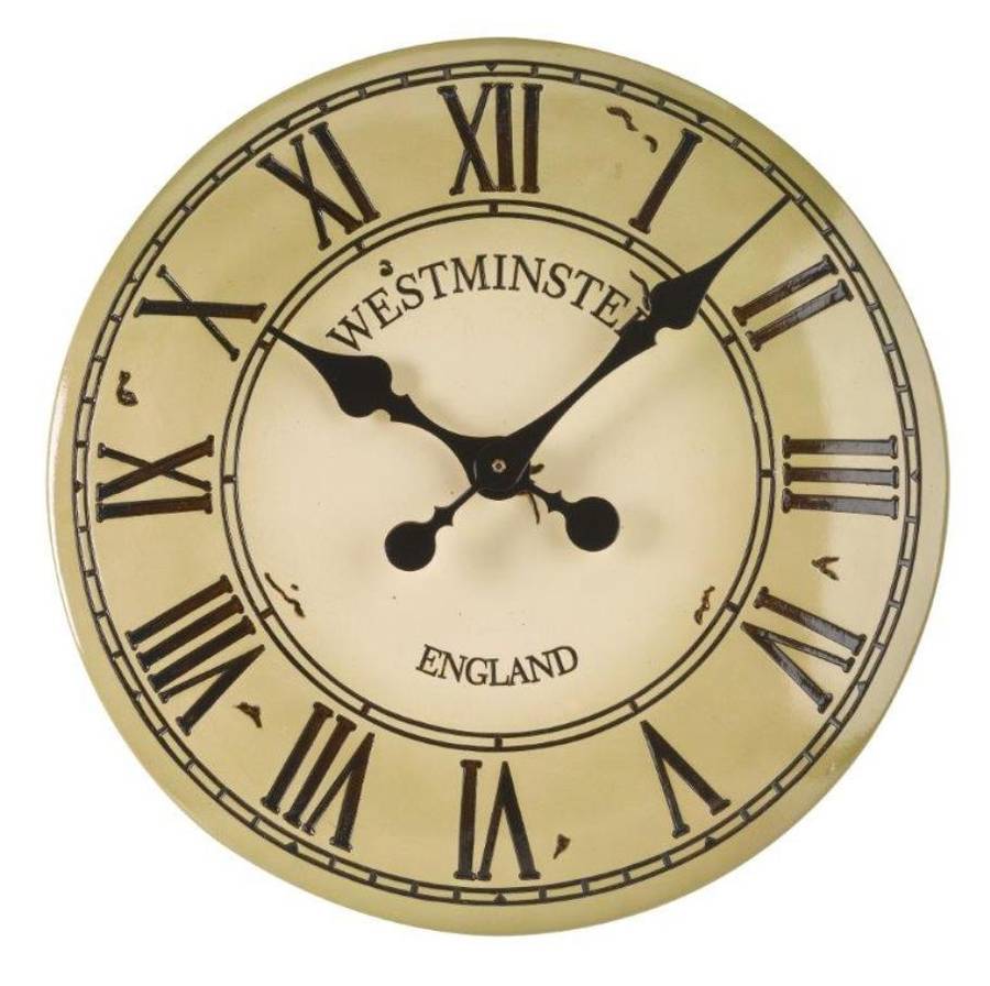 Vintage Style Westminster Wall Clock By Garden Selections