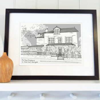 Personalised Architectural Style House Illustration, 4 of 12