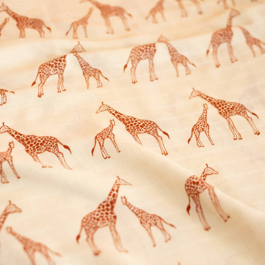 giraffe muslin blankets