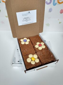 Six Easter Flowers Brownie Letterbox Gift, 11 of 12