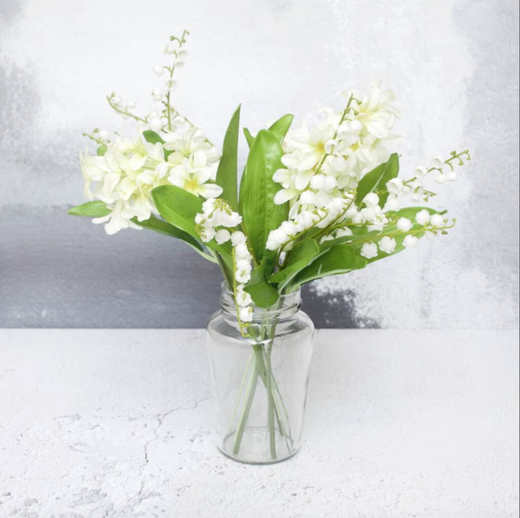 Lily Of The Valley And Hyacinth Bouquet Artificial By Abigail Bryans