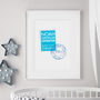 New Baby Gift Personalised Birth Details Print, thumbnail 4 of 6
