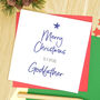 Christmas Card For Godfather, thumbnail 1 of 4