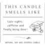 Graduation Candle Gift For Friend, Funny Masters, Phd Gift, thumbnail 10 of 10