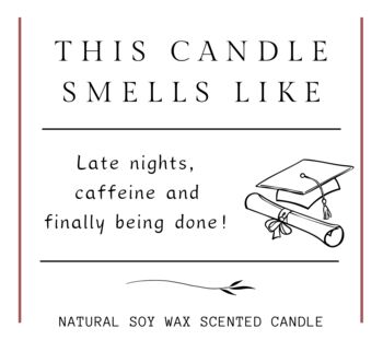 Graduation Candle Gift For Friend, Funny Masters, Phd Gift, 10 of 10
