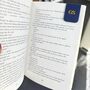 Personalised Vegan Leather Magnetic Bookmark, thumbnail 1 of 8