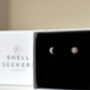 Sun And Moon Sterling Silver Stud Earrings, thumbnail 5 of 5