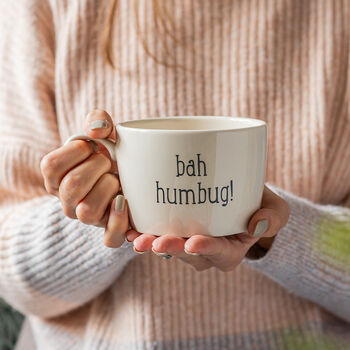 Bah Humbug! Handmade Mug, 2 of 3