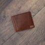 Brown Leather Wallet Luxury Italian Leather Bifold Rfid Protected, thumbnail 1 of 9