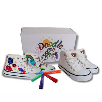 Doodle My Shoe, Customise Your Own Trainers! The UK 'S 1st Doodle And Wash Kids Shoes, 6 of 7